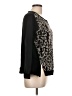Ann Taylor Animal Print Black Pullover Sweater Size L - photo 4