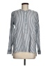 J.Crew 100% Cotton Stripes Silver Long Sleeve Blouse Size 8 - photo 1