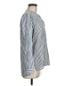 J.Crew 100% Cotton Stripes Silver Long Sleeve Blouse Size 8 - photo 4