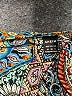 Shein 100% Polyester Paisley Teal Short Sleeve Blouse Size M - photo 7