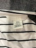H&M Stripes Ivory 3/4 Sleeve Button-Down Shirt Size XXL - photo 7
