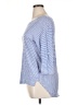 Adrienne Vittadini 100% Linen Stripes Blue 3/4 Sleeve Top Size 1X - photo 5
