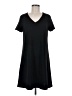Nine West Solid Black Casual Dress Size M - photo 1