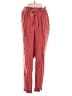 Love Tree Solid Red Linen Pants Size S - photo 1