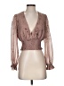 TRUTH BY REPUBLIC 100% Polyester Brown 3/4 Sleeve Blouse Size XS - photo 1