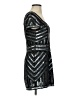 Parker 100% Polyester Silver Black Cocktail Dress Size XS - photo 4