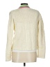 Tanner Color Block White Ivory Cardigan Size L - photo 2