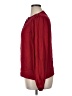 Diane von Furstenberg 100% Silk Red Long Sleeve Silk Top Size 14 - photo 5