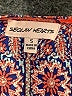 Sequin Hearts 100% Polyester Paisley Orange Romper Size S - photo 4