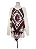 Double Zero 100% Acrylic Burgundy Poncho Size S - photo 1