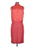 St. John Red Orange Cocktail Dress Size 6 - photo 2