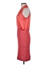 St. John Red Orange Cocktail Dress Size 6 - photo 5