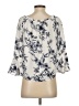 B.wear 100% Polyester Ivory 3/4 Sleeve Blouse Size XS - photo 2