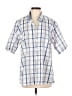 Van Heusen Blue Short Sleeve Button-Down Shirt Size L - photo 1