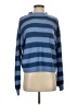 Shein 100% Acrylic Stripes Blue Pullover Sweater Size 2 - photo 1