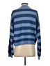 Shein 100% Acrylic Stripes Blue Pullover Sweater Size 2 - photo 2