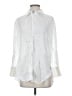 Zara Ivory Long Sleeve Button-Down Shirt Size XS - photo 1