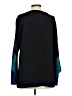 Emmelle 100% Silk Black Long Sleeve Silk Top Size 0 - photo 2