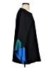 Emmelle 100% Silk Black Long Sleeve Silk Top Size 0 - photo 4