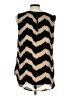 Adiva Chevron-herringbone Gold Sleeveless Blouse Size L - photo 2