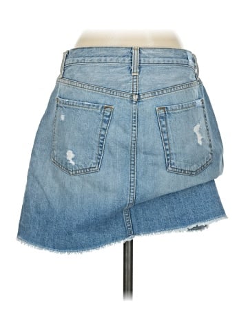 7 For All Mankind Denim Skirt (view 2)
