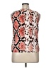 DKNYC Orange Sleeveless Blouse Size XL - photo 2