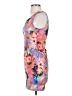 Unbranded Print Purple Cocktail Dress Size S - photo 5