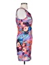 Unbranded Print Purple Cocktail Dress Size S - photo 4