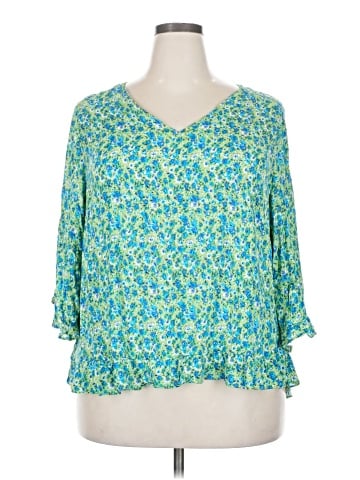 Cynthia Rowley 3/4 Sleeve Blouse (view 1)