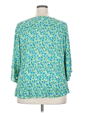 Cynthia Rowley 3/4 Sleeve Blouse (view 2)