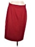 Louis Féraud Solid Red Wool Skirt Size 12 - photo 1