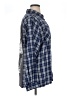 Pie in the sky Plaid Blue Long Sleeve Blouse Size 1X - photo 4