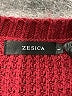 Zesica 100% Acrylic Houndstooth Burgundy Pullover Sweater Size L - photo 7