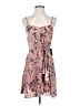 Express 100% Polyester Floral Pink Cocktail Dress Size P (petite) - photo 1