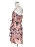 Express 100% Polyester Floral Pink Cocktail Dress Size P (petite) - photo 5