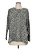 Assorted Brands Print Gray Pullover Sweater Size M - photo 1