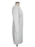 Maia Chevron-herringbone Gray Casual Dress Size 6 - photo 4