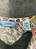 IZOD Paisley Gray Long Sleeve Blouse Size S - photo 7