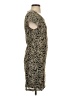 Noir Animal Print Tan Cocktail Dress Size S - photo 4