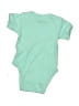 Rabbit Skins 100% Cotton Green Short Sleeve Onesie Size Newborn - photo 2