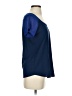 Barneys New York 100% Polyester Blue Short Sleeve Top Size S - photo 4