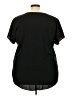14th & Union 100% Polyester Black Short Sleeve Blouse Size 3X - photo 2