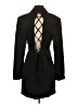 Endless Rose 100% Polyester Black Coat Size S - photo 2