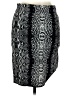 PaperWhite Paisley Silver Gray Casual Skirt Size M - photo 1