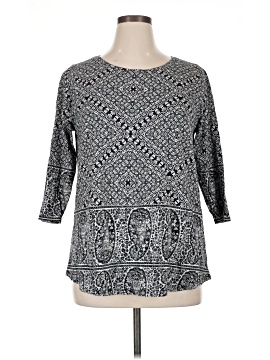 Lucky Brand 3/4 Sleeve Top