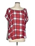 Torrid 100% Polyester Red Short Sleeve Blouse Size Lg Plus (0) - photo 1