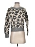 Gap Animal Print Gray Pullover Sweater Size XS - photo 1
