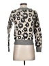 Gap Animal Print Gray Pullover Sweater Size XS - photo 2