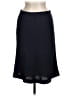 RENA LANGE 100% Cupro Solid Black Blue Formal Skirt Size 6 - photo 2