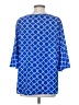 Tacera Blue 3/4 Sleeve Blouse Size S - photo 2